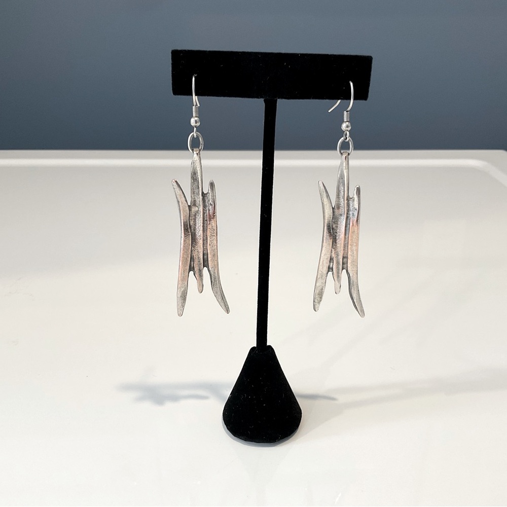 Silver Plated Hanging Earrings